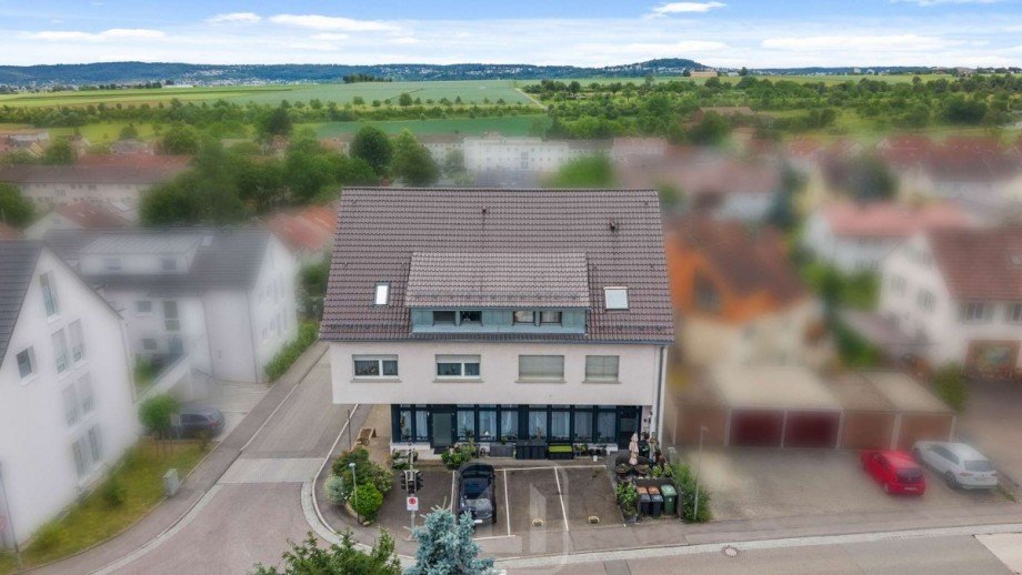 Nordansicht Dachgeschosswohnung Ditzingen-Hirschlanden