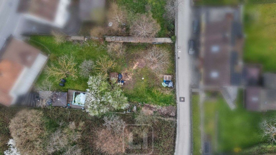 Vogelperspektive Wohngrundst�ck Unterreichenbach