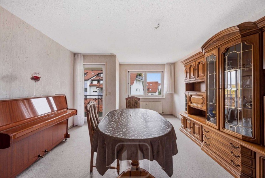Zugang auf den Balkon Etagenwohnung Calw