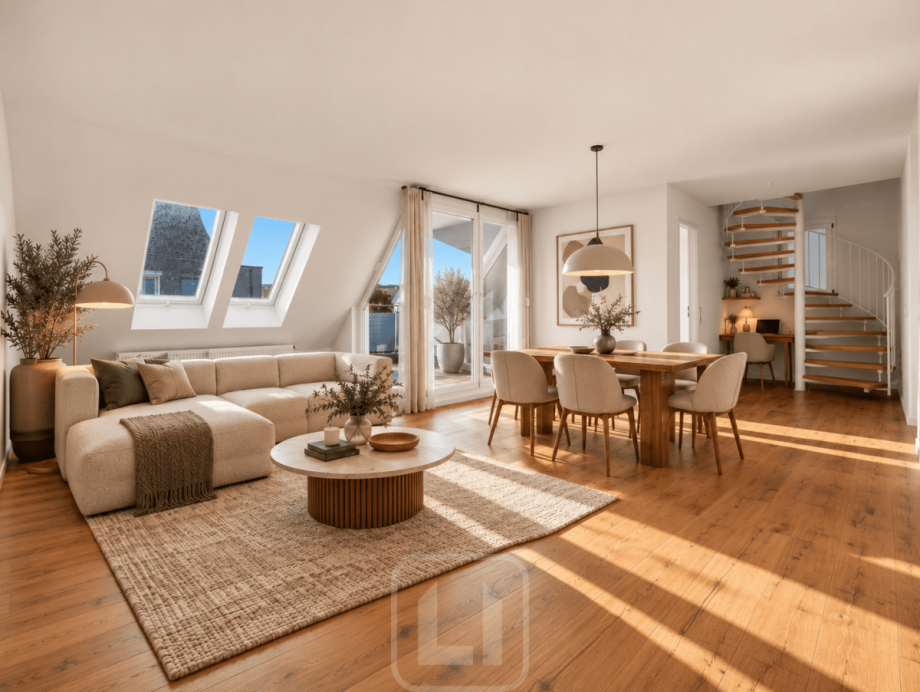 Wohnbeispiel Maisonettewohnung Pleidelsheim
