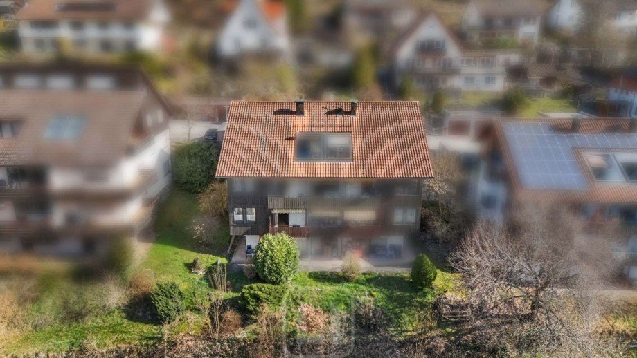 S�dwest-Ansicht Etagenwohnung Bad Teinach