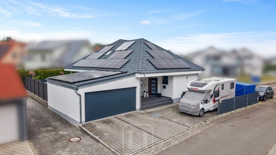 S�d-Ost Ansicht Bungalow M�ssingen