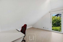 G�ste-/Kinderzimmer | B�ro Wohnen mit WOW-Effekt: Exklusives KfW-60-Einfamilienhaus mit Gartenidylle, Glaskamin & W�rmepumpe