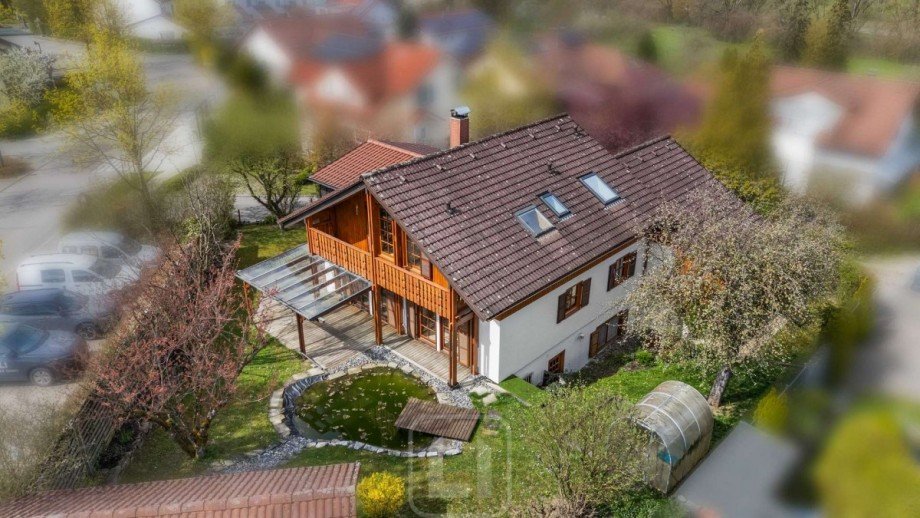 Drohnenaufnahme Einfamilienhaus Kirchheim