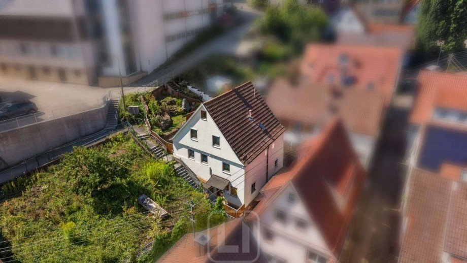 Ein Blick von oben Einfamilienhaus Calw