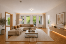 Wohnbeispiel Eindrucksvolles Wohnensemble | Hochwertige 5-Zimmer-Wohnung | EBK & Lift | Balkon | Garage