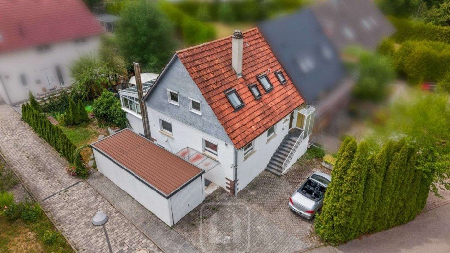 Nordostansicht Doppelhaush�lfte Nagold