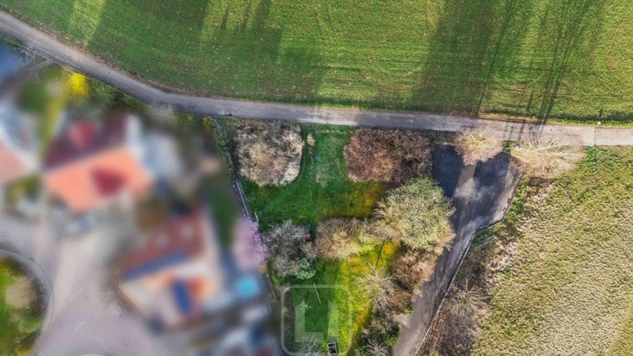 Vogelperspektive Wohngrundst�ck Weil der Stadt