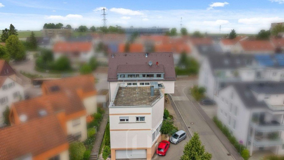 S�dansicht Dachgeschosswohnung Ditzingen-Hirschlanden