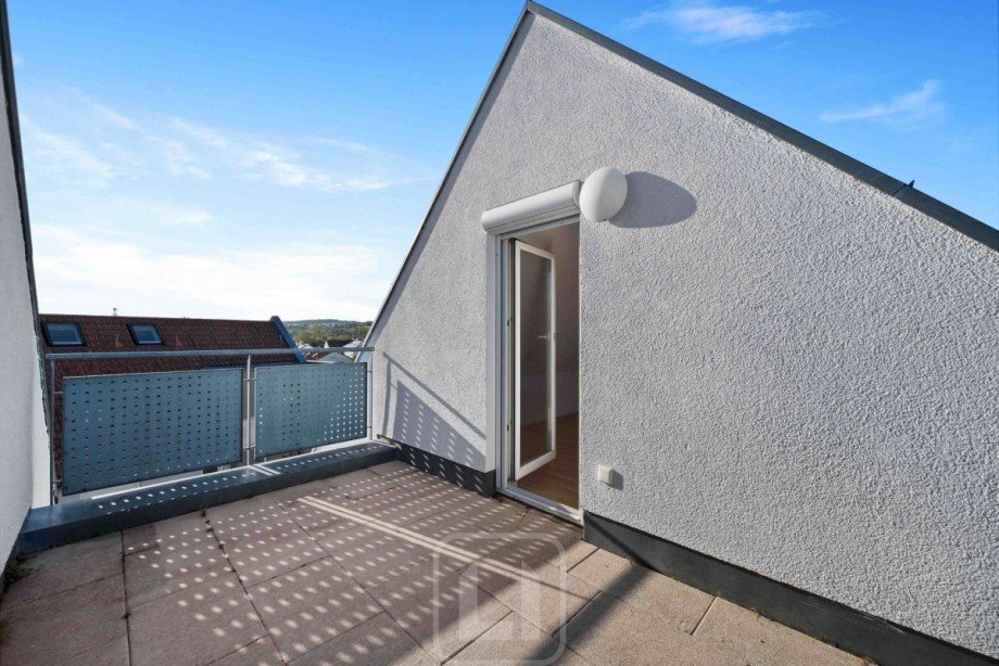Ausgang Dachterrasse Maisonettewohnung Pleidelsheim