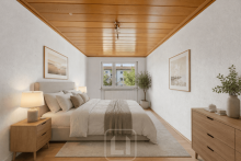 Schlafzimmer-Illustration Kapitalanlage oder Eigenheim | 3-Zimmer-Wohnung | 72 m� Wohlf�hlfl�che | Balkon & Garage