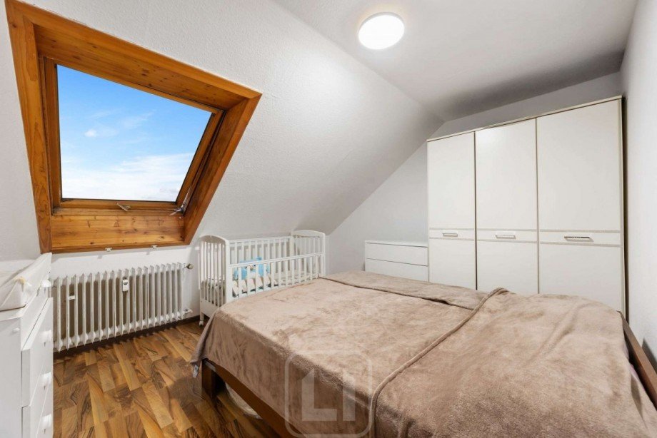 Schlafzimmer Dachgeschosswohnung Leonberg