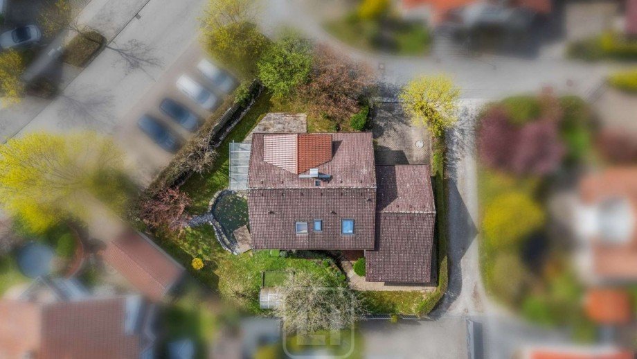Vogelperspektive Einfamilienhaus Kirchheim