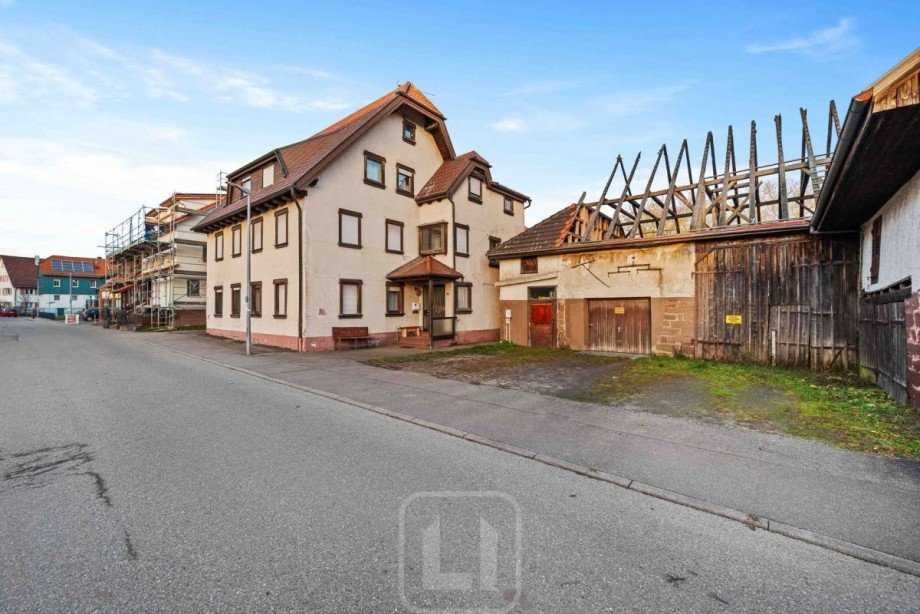 Stra�enansicht Mehrfamilienhaus Bad Liebenzell