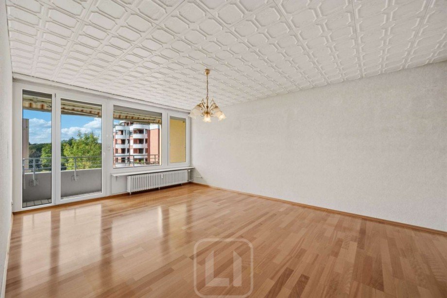 Wohnzimmer (Ist-Zustand) Etagenwohnung Sindelfingen
