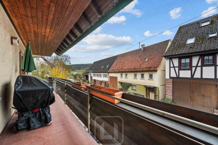Balkon Zweifamilienhaus Ebhausen