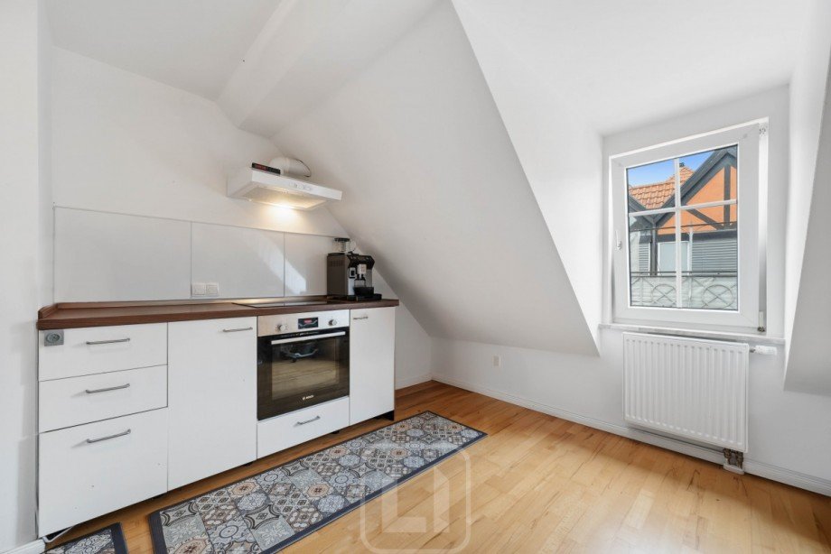 Integrierte Einbauk�che Dachgeschosswohnung Esslingen am Neckar