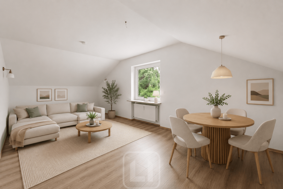 Illustration Zweifamilienhaus Calw