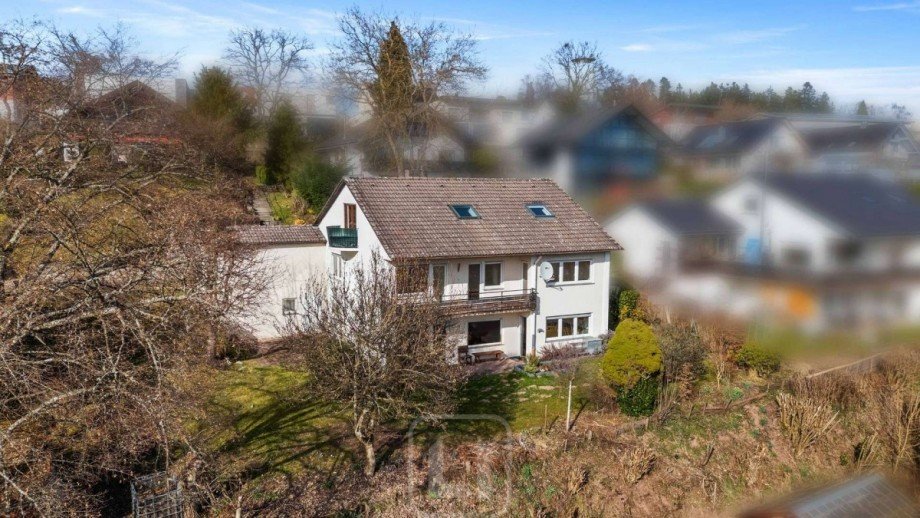 S�dwest-Ansicht Zweifamilienhaus Altensteig