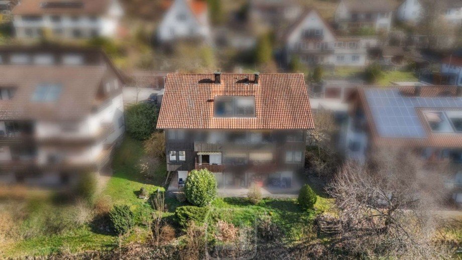 S�dwest-Ansicht Etagenwohnung Bad Teinach