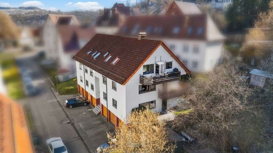 Nordwestansicht Dachgeschosswohnung Calw