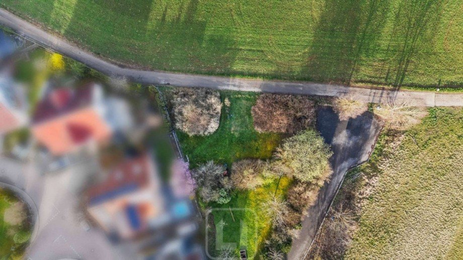 Vogelperspektive Wohngrundst�ck Weil der Stadt