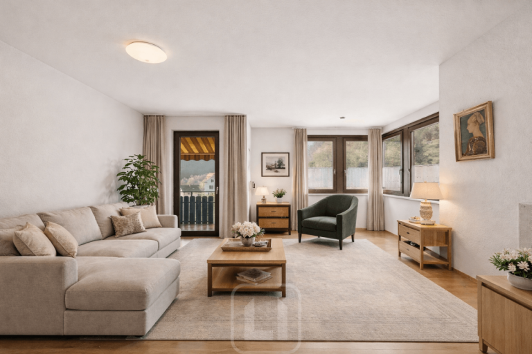 Wohnzimmer Bad Teinach Etagenwohnung Ferienfeeling zu Hause | Gem�tliche 2-Zimmer-Oase in Bad Teinach | ca. 53 m� Wohnfl�che | Balkon