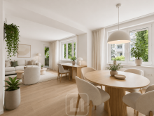 Wohnbeispiel | Essbereich Lichtdurchflutete 3,5 Zimmer-Wohnung | 2 Balkone | Zentrumsnah und dennoch im Gr�nen